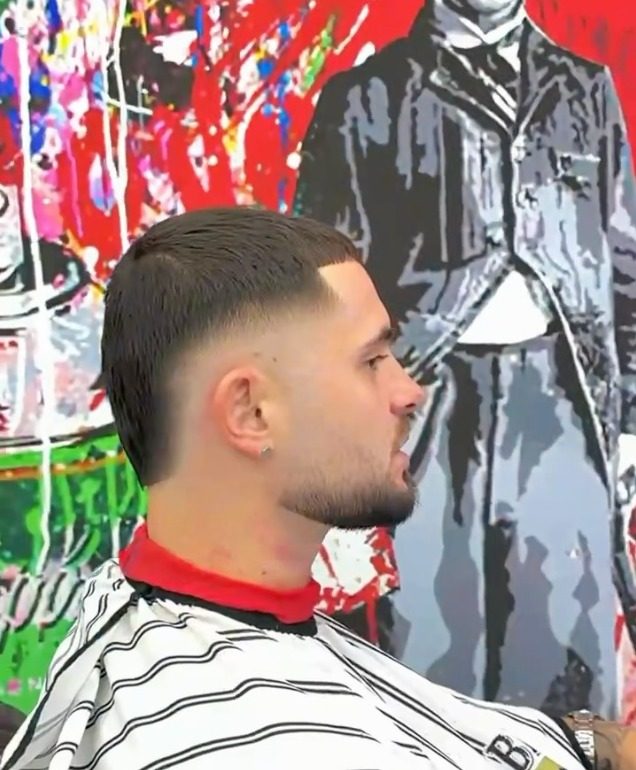 Skin Fade mit Bart
